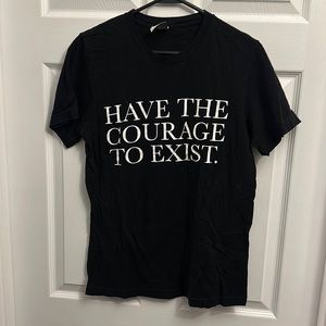 Daniel Howell merch. DH. men’s size M. Black graphic tee.